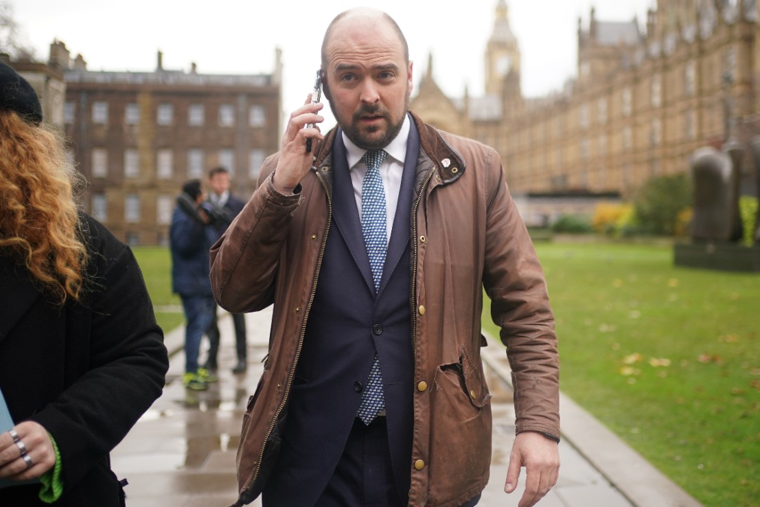 The Conservative Party chairman Richard Holden has clung onto his Essex seat of Basildon and Billericay by just 20 votes. Photo: PA
