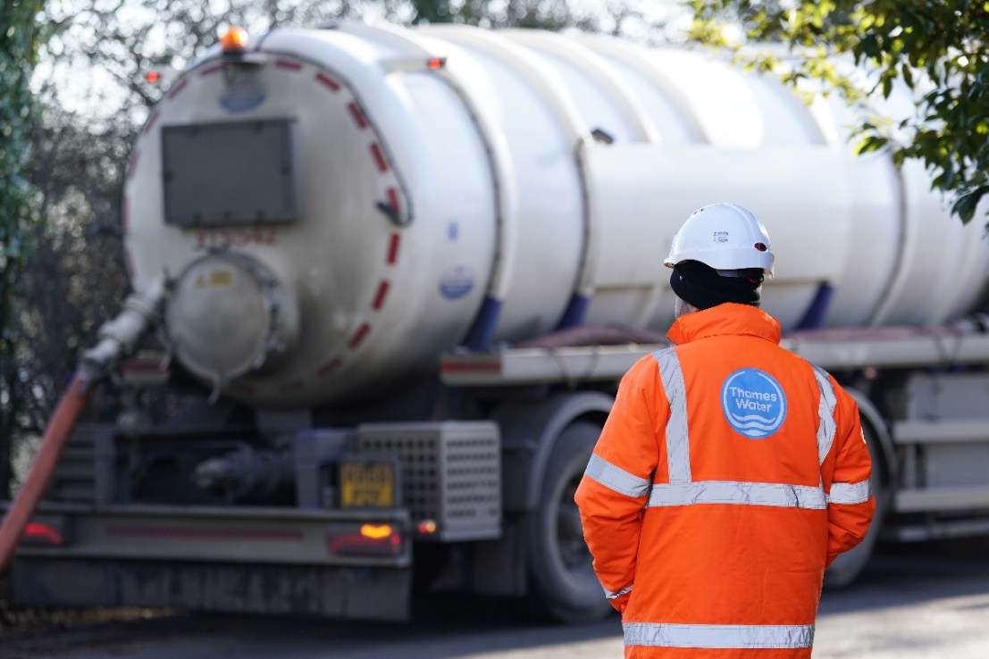 Nationalising Thames Water would “not be consistent” with Labour’s fiscal rules, the Prime Minister’s spokesman has said. Photo: PA