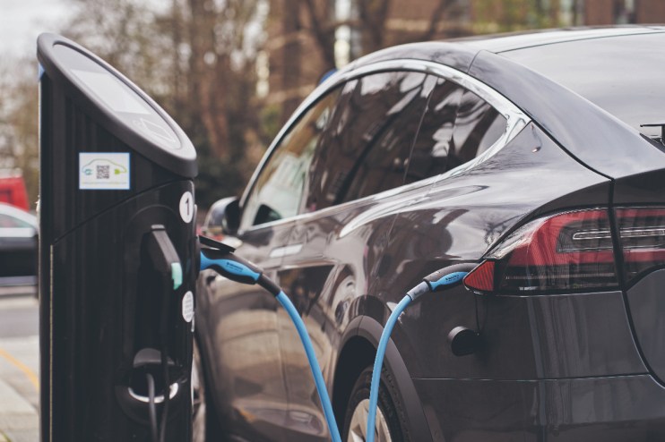 Electric car chargepoint