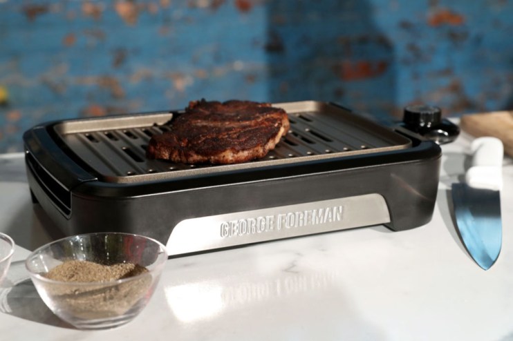George Foreman Grills unveiled its Smokeless Grill Series at a holiday showcase at Industria Studios on October 03, 2019 in New York City. (Photo by Cindy Ord/Getty Images for George Foreman & BLACK+DECKER )