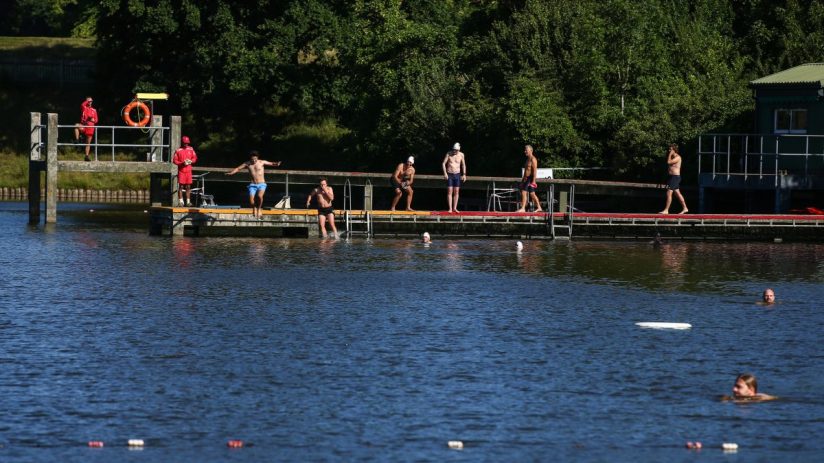 Swimmers have enjoyed Hampstead Heath Men's Pond for over a century (Photo by Hollie Adams/Getty Images)