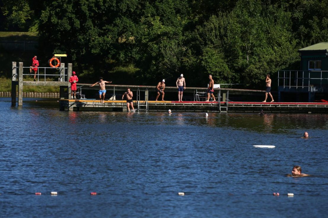 Swimmers have enjoyed Hampstead Heath Men's Pond for over a century (Photo by Hollie Adams/Getty Images)