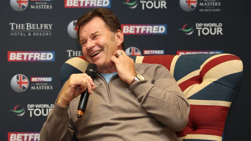 This week's British Masters is being hosted by Sir Nick Faldo, who regularly talks golf with Donald Trump