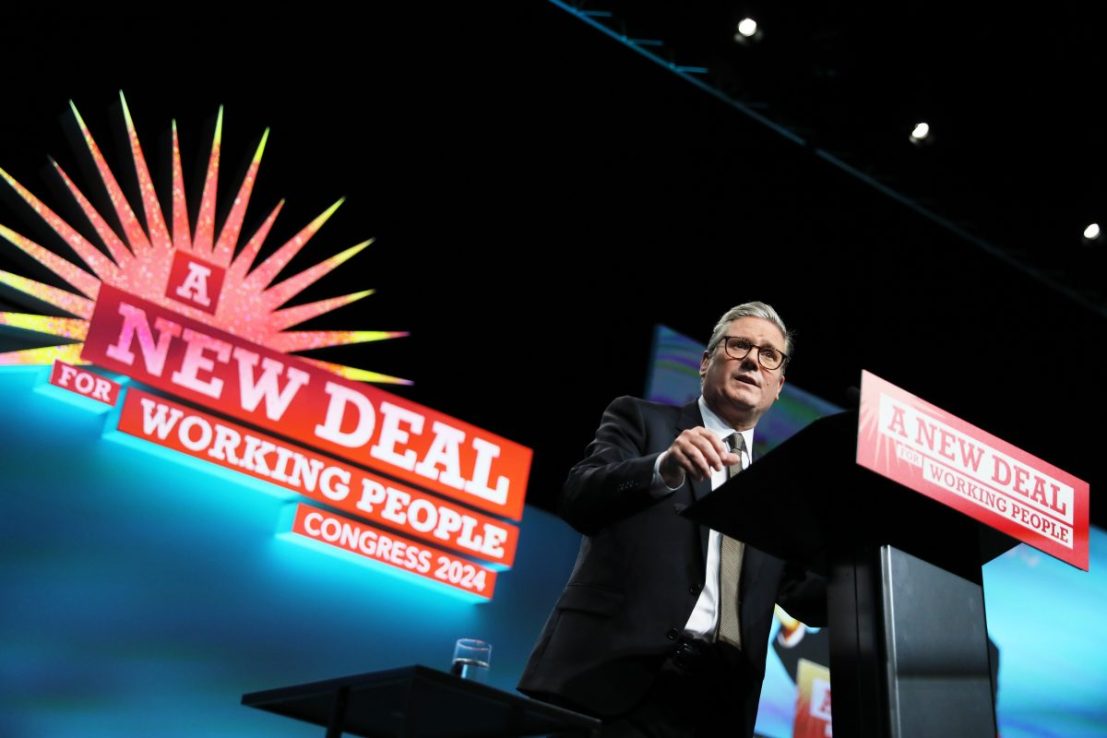 Trade Union Congress (TUC) unveiled a new 'worker-first' AI strategy. Photo by Alishia Abodunde/Getty Images