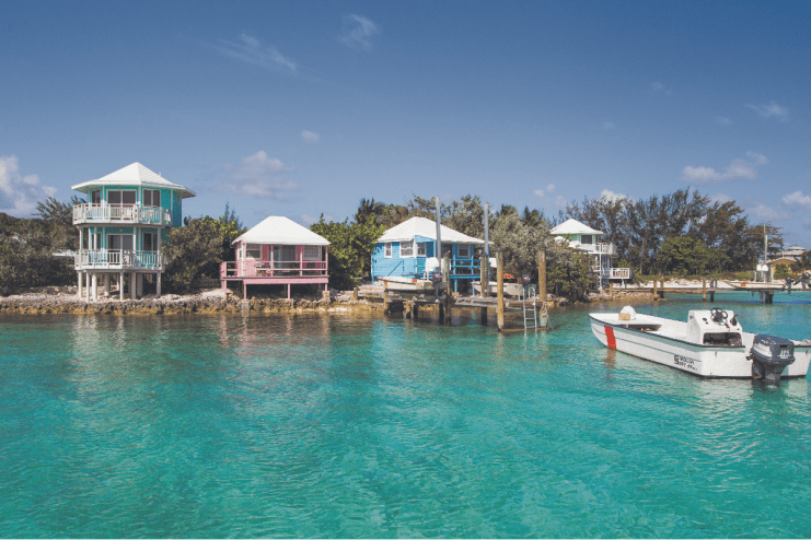 Freeport and its surrounding area has less tourists, better food and quieter beaches