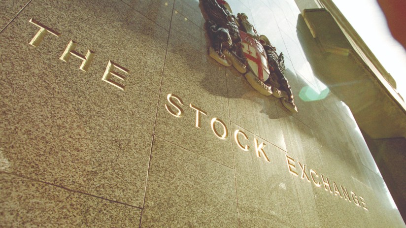 A Coat of Arms is displayed on the exterior of the London Stock Exchange. The LSEG has had to take action against one of its employees over an alleged racist video. (Photo by Sion Touhig/Getty Images)