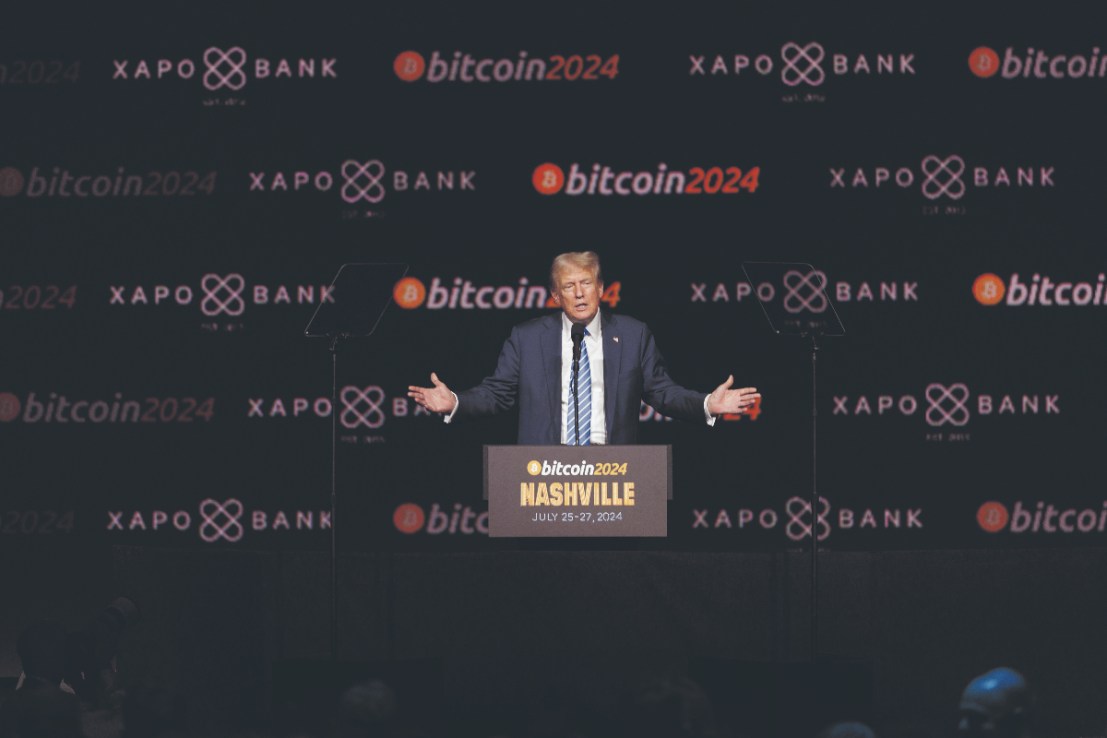 Another big Bitcoin fan: US President Donald Trump 