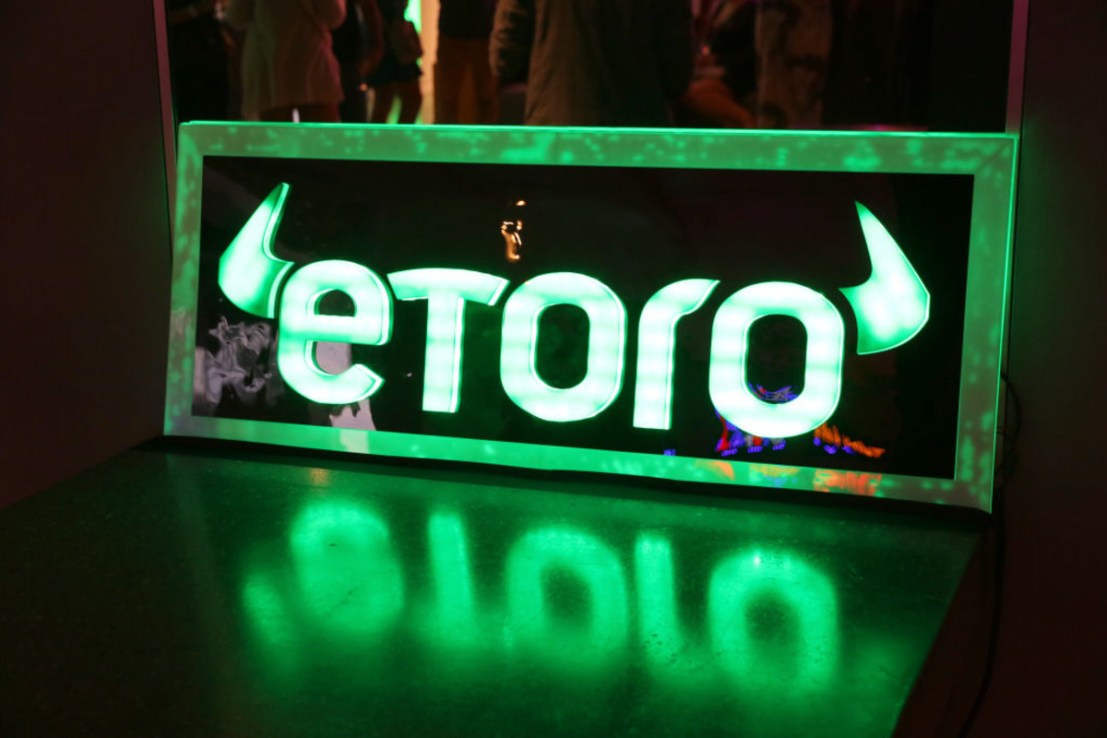 The UK arm of Etoro is based in London. (Photo by Aaron Davidson/Getty Images for eToro.Art)