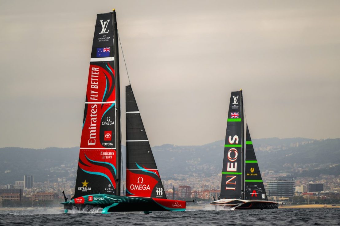 Great Britain's chances of winning their first ever America's Cup slipped further from reality on Monday after Ineos Britannia fell to a 4-0 deficit to holders New Zealand.