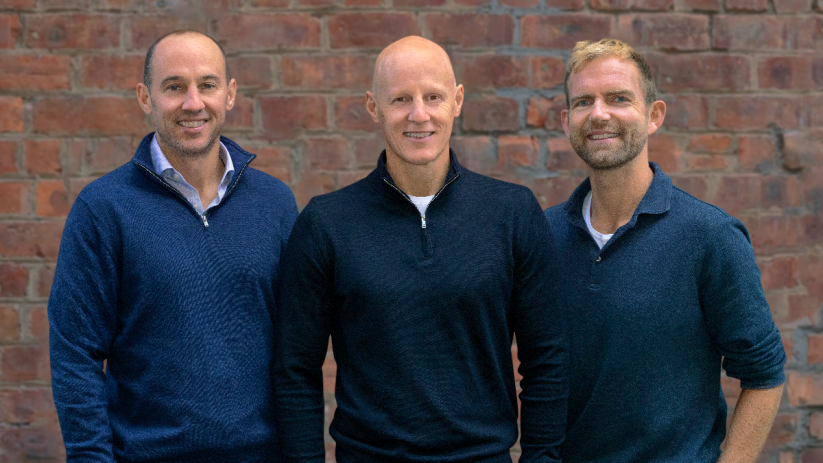 Co-founders of Morphcostumes: Ali Smeaton, Fraser Smeaton and Gregor Lawson