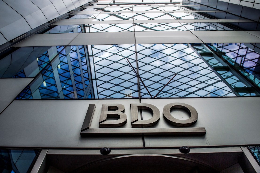 BDO UK operating profits fell 7.5 per cent to £210m. Credit - BDO