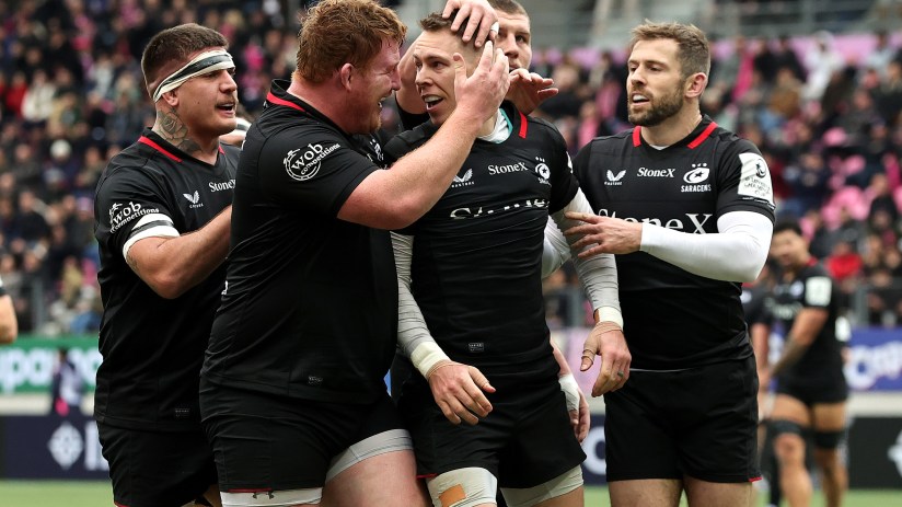 Sarfacens won 28-17 at Stade Francais in the Investec Champions Cup