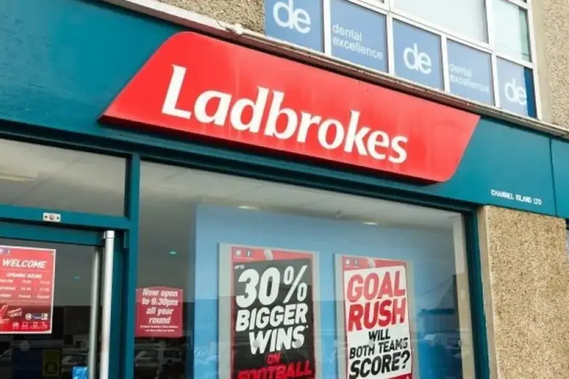 Entain owns sports betting brand Ladbrokes