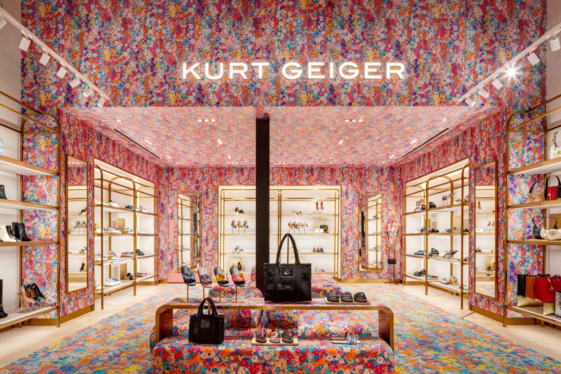 Kurt Geiger has opened its first four stores in the US