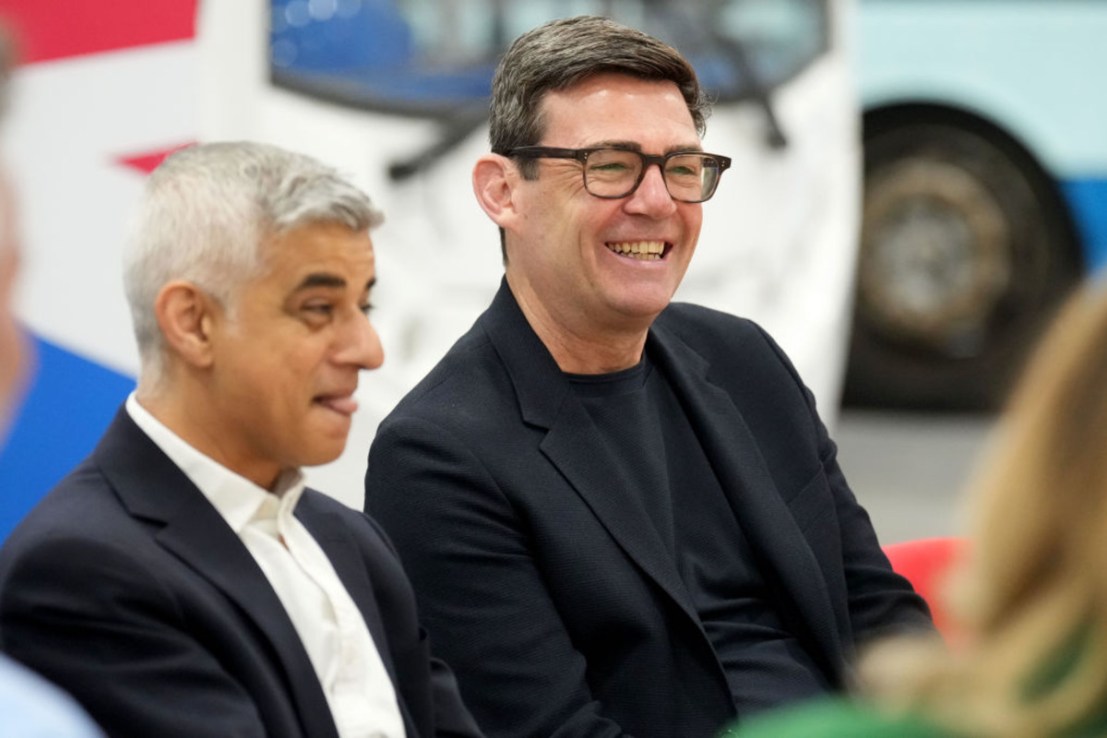 The Mayor of Greater Manchester, Andy Burnham, has unveiled a ten-year plan for the region. (Photo by Christopher Furlong/Getty Images)