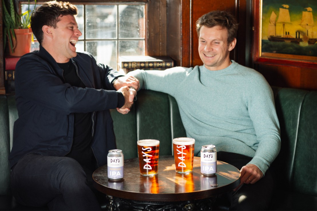 Duncan Keith and Mike Gammell, co-founders of alcohol-free beer brand, Days Brewing