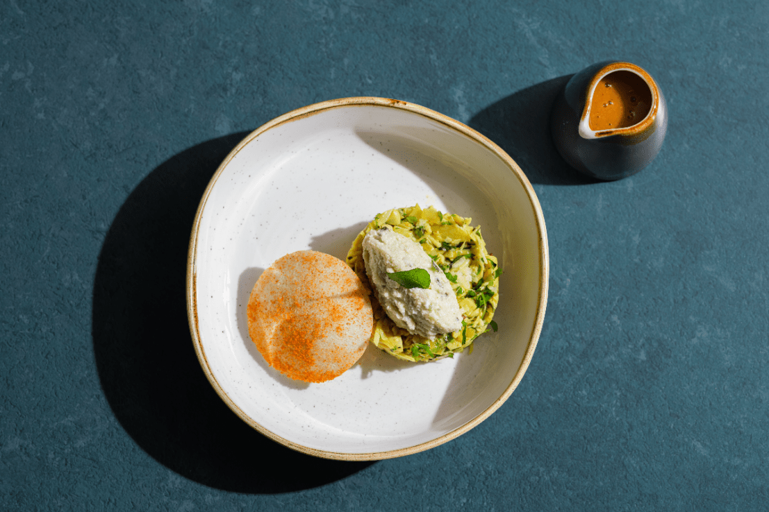 Some of the best Veganuary meals, including the pictured Idli with Sambar at Kolamba, a savoury rice dish with lentil dumplings served with sweet and spicy chutneys. 