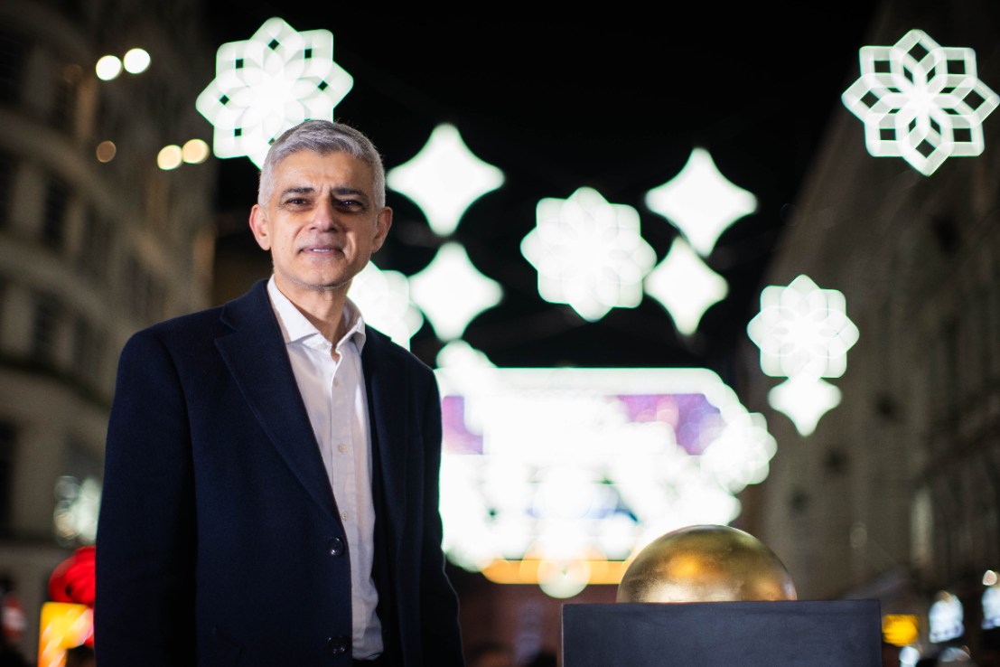 Sir Sadiq Khan unveiled his plan to “turbocharge” London’s economy, claiming it could boost the capital’s coffers by £107bn by 2035. Photo: PA
