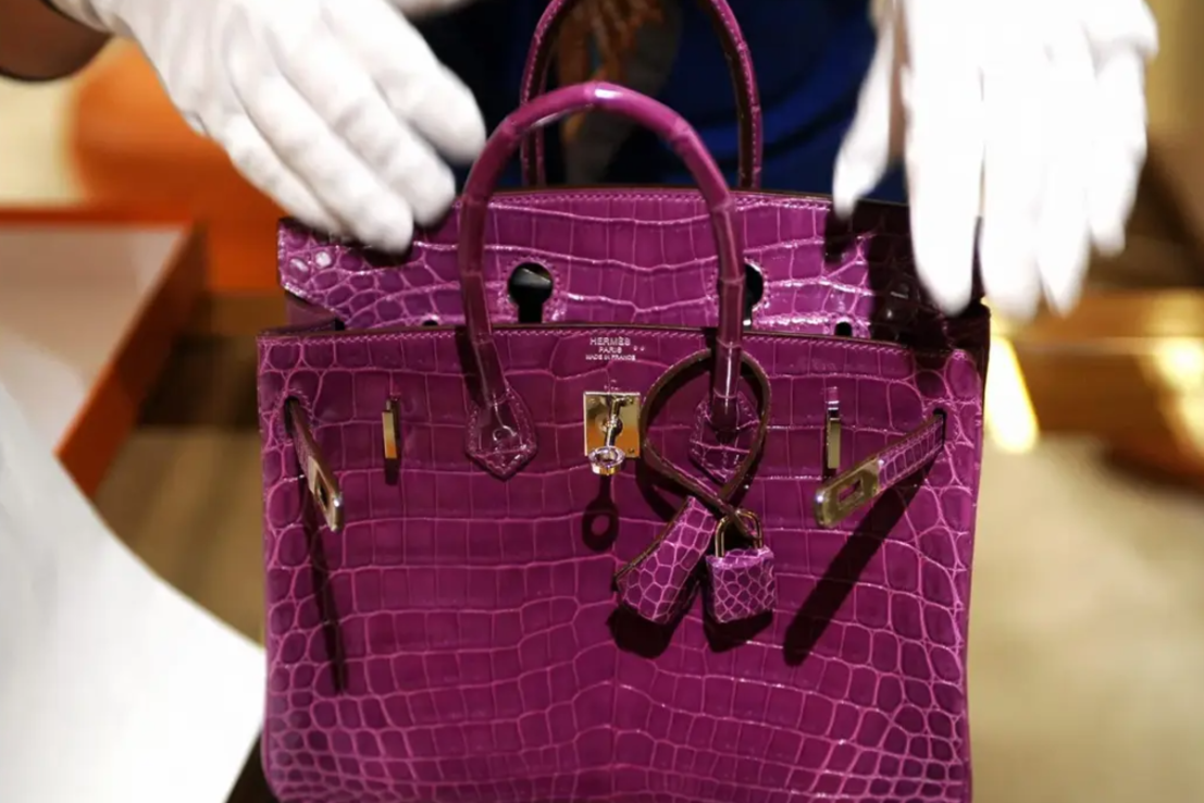 The iconic Hermes Crocodile Birkin, which retails for around £50,000