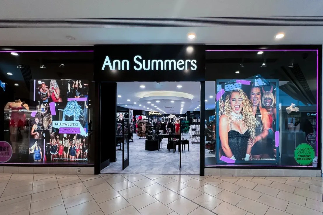 Ann Summers has slipped further into the red as its sales dipped.