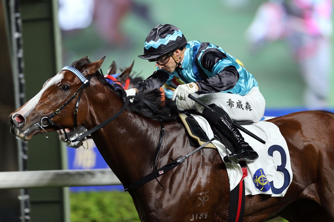 Luke Ferraris guided Full Credit to a win at Sha Tin in December.