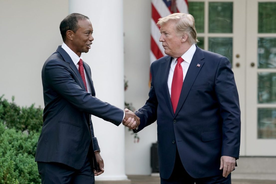 Woods believes Trump will help complete a deal between the PGA Tour and LIV Golf chiefs