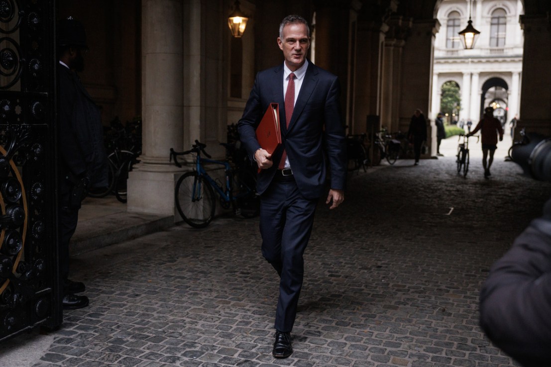 Science secretary Peter Kyle has been at the AI summit in Paris (Photo by Dan Kitwood/Getty Images)