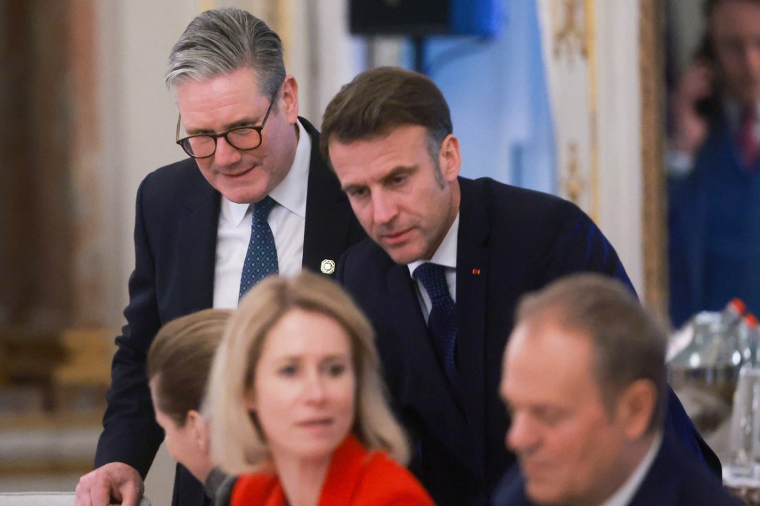 Prime Minister Keir Starmer attending a gathering of EU leaders this week (Photo by OLIVIER HOSLET/POOL/AFP via Getty Images)