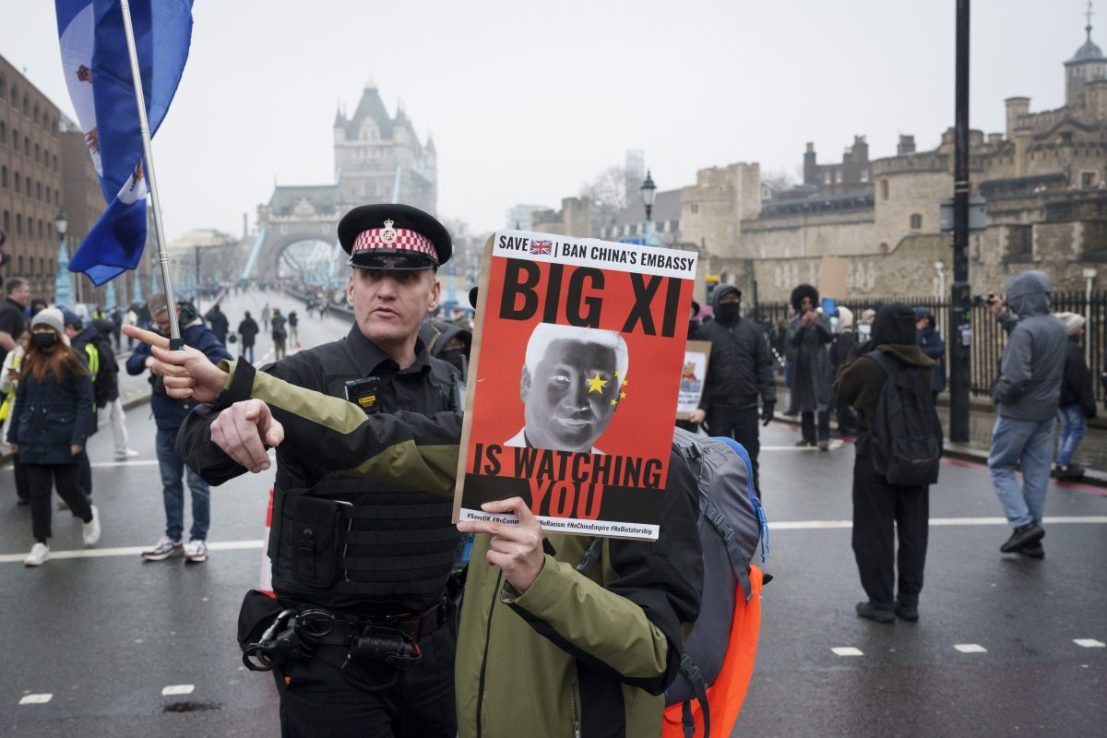 The controversial new embassy is planned to be built on the historic site of Royal Mint Court in East London. (Photo by Richard Baker / In Pictures via Getty Images)