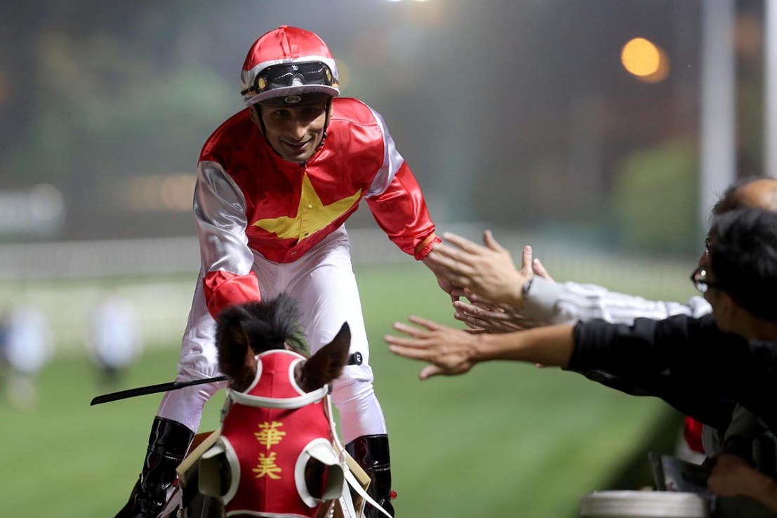 Karis Teetan has ridden three winners for David Eustace from just 14 rides this season.