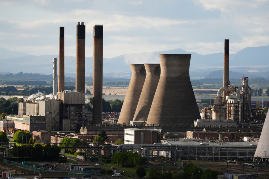 Plans for new green projects at the Grangemouth oil refinery site in Scotland could reportedly cost up to £13bn. Photo: PA