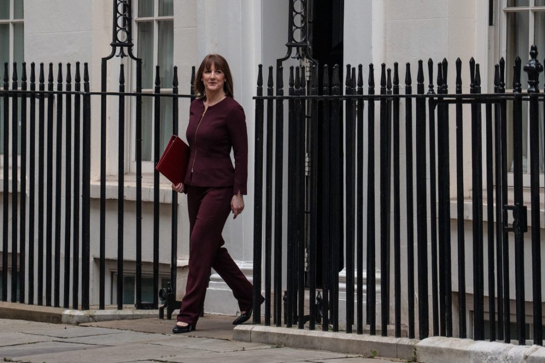 The OBR said the UK was heading for a deficit of £4.4bn, forcing the Chancellor to make spending cuts in order to restore her headroom. 
 (Photo by Carl Court/Getty Images)