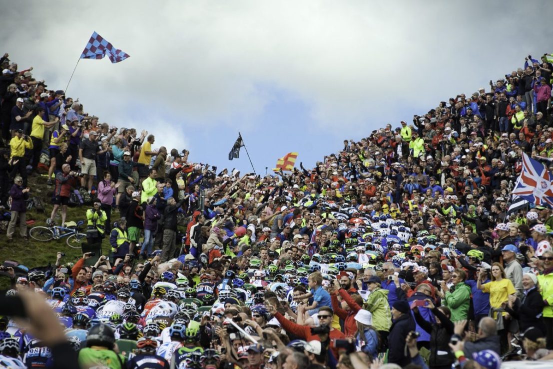 The Tour de France will return to Britain for the first time since 2014 after England, Scotland and Wales won the bid to host the 2027 Grand Depart. (Credit: swpix.com)