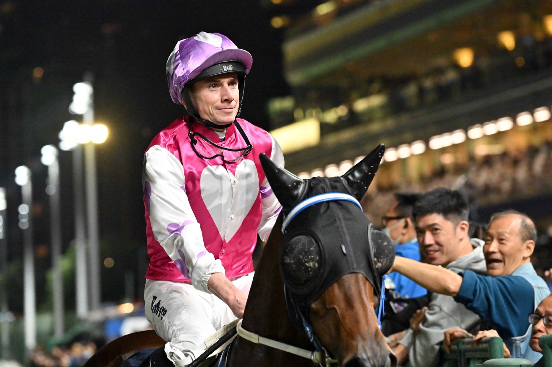 Ryan Moore rode a double Happy Valley last week.