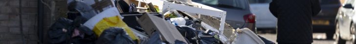 Rubbish piles up on the street - like the Winter of Discontent