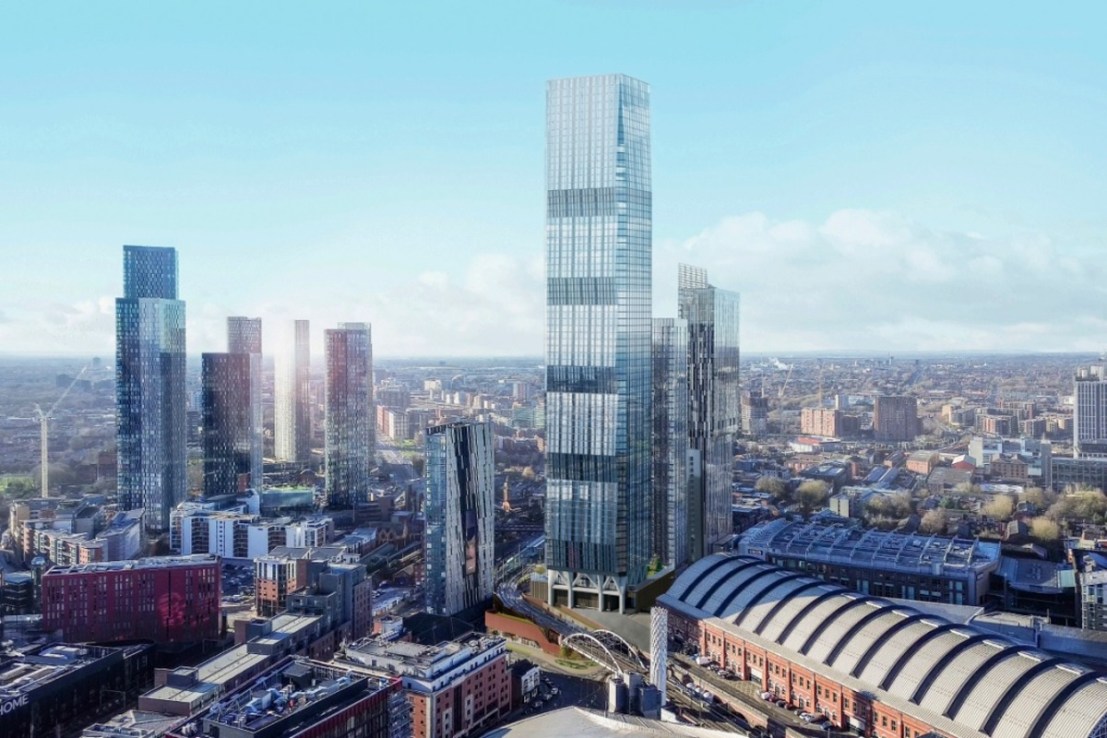 The skyscraper is to be the tallest outside of London. Credit - Salboy