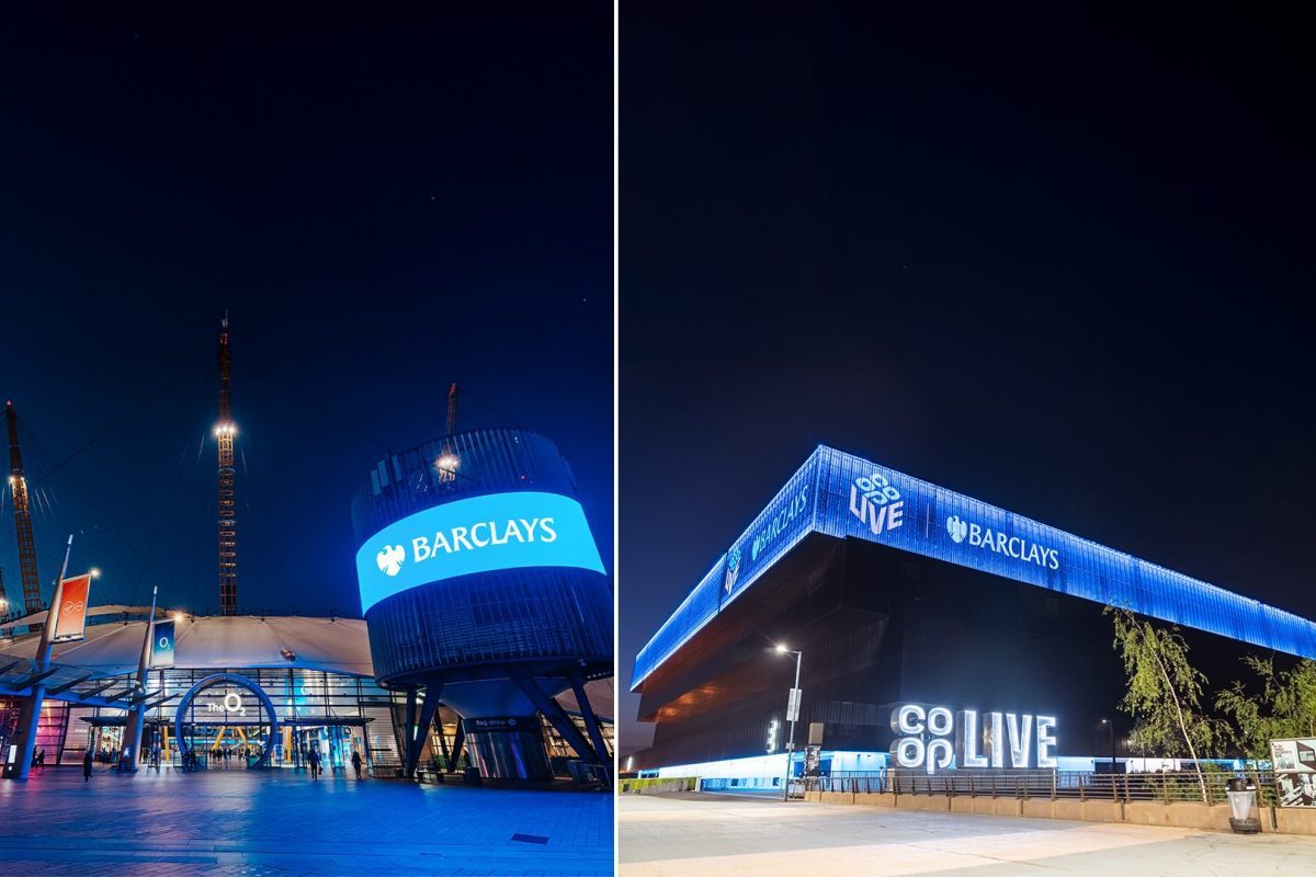 Barclays agrees O2 Arena and Co-op Live deals in major coup