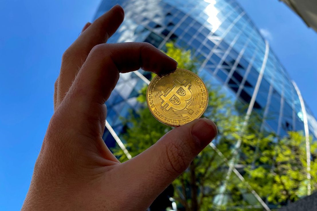 According to the FCA, around 7m people in the UK now hold crypto (Photo illustration by Edward Smith/Getty Images)