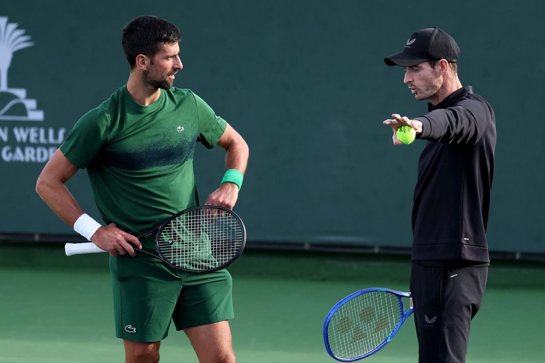 Murray teamed up with Djokovic in November but six months later they have split