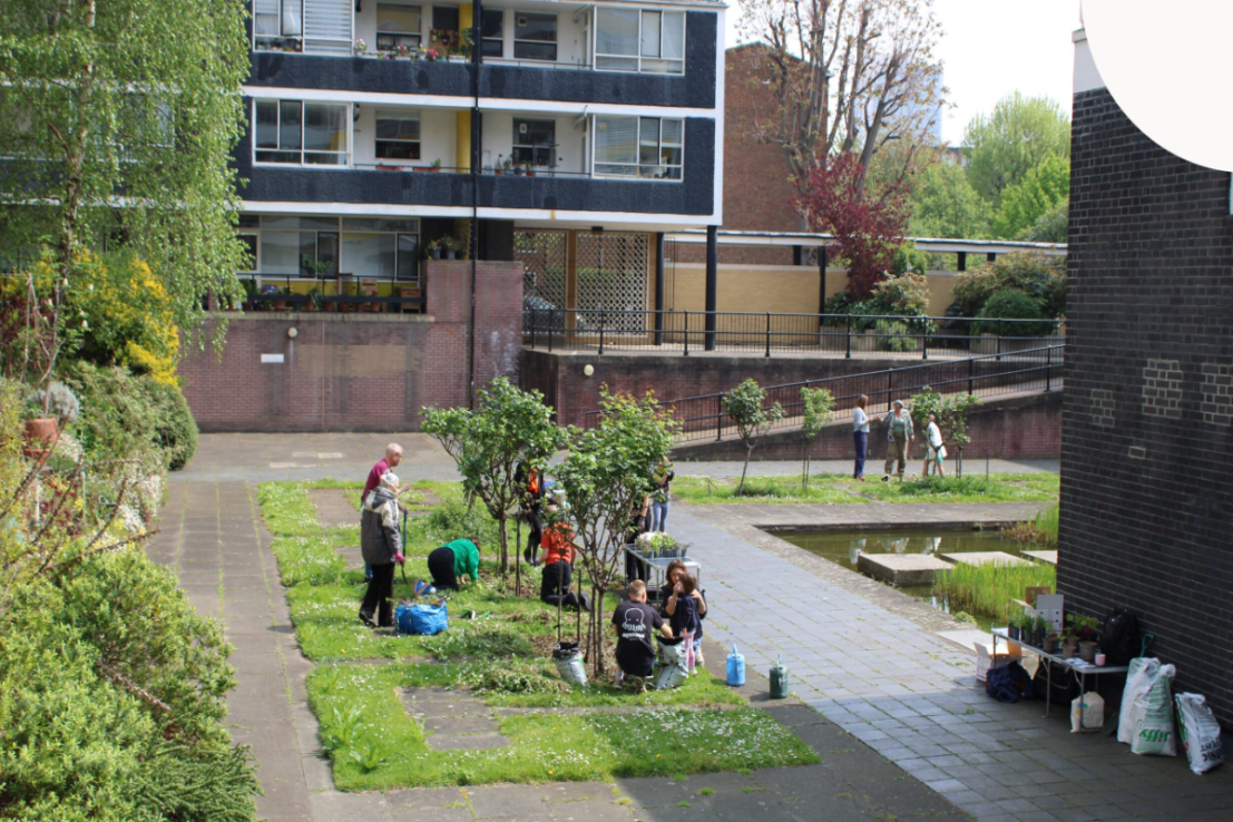 Spring Gardening Day Blooms With Community Spirit on Golden Lane Estate