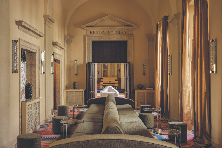 Palazzo Talìa in Rome was designed by the film director Luca Guadagnino and his design firm