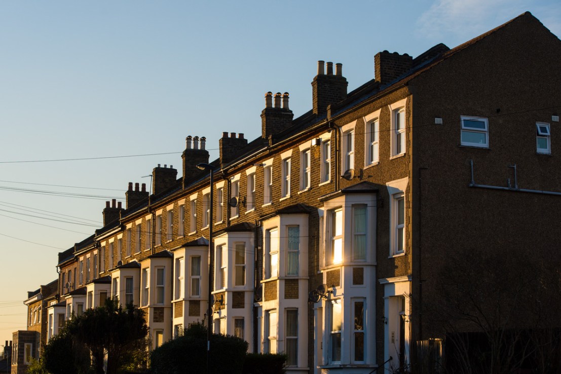 Terraced residential houses in south east London. Credit: Dominic Lipinski/PA Wire