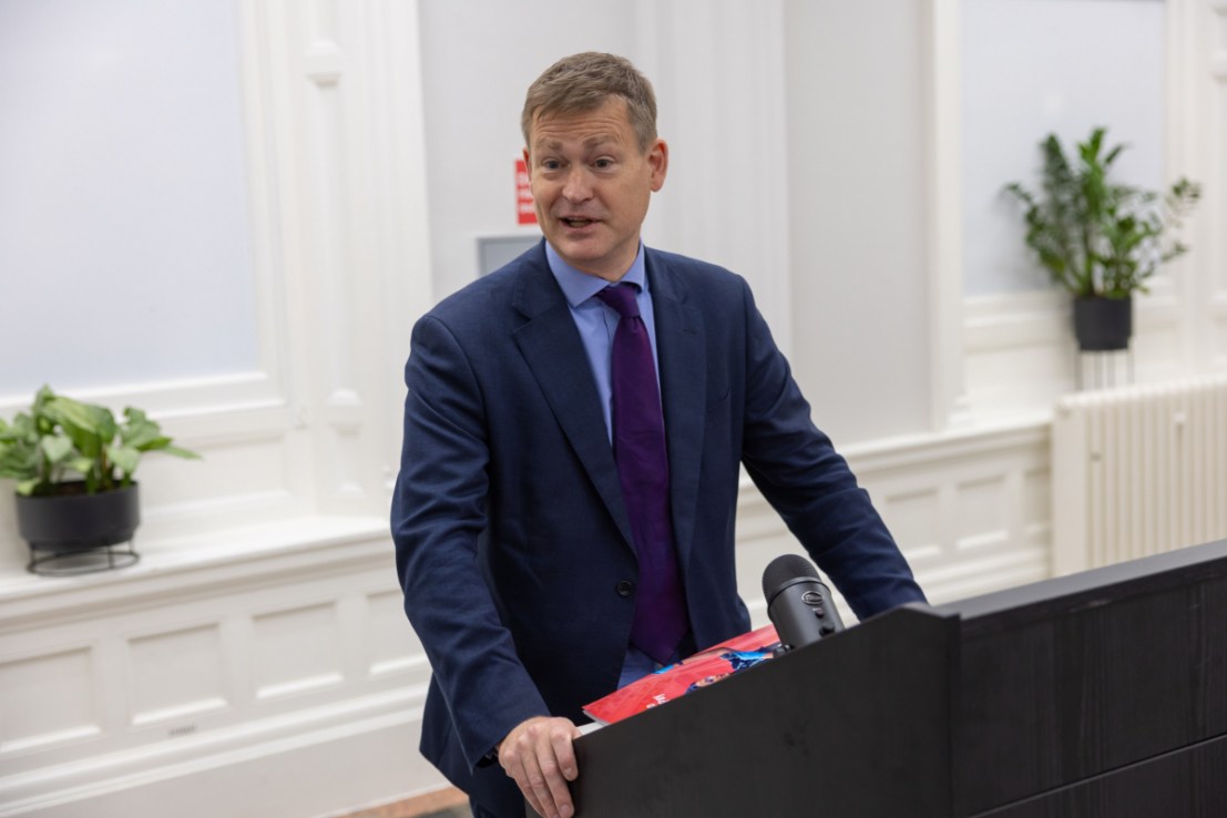 Minister for Employment Rights, Justin Madder, says worker rights bill bill will not have a chilling effect on hiring. (Photo: Ministry of Housing)