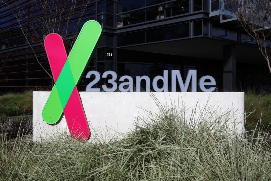 23andMe has been fined more than £2m. (Photo by Justin Sullivan/Getty Images)