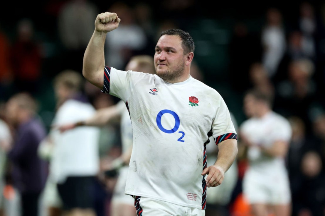 Jamie George has played rugby for England for ten years. (Photo by David Rogers/Getty Images)