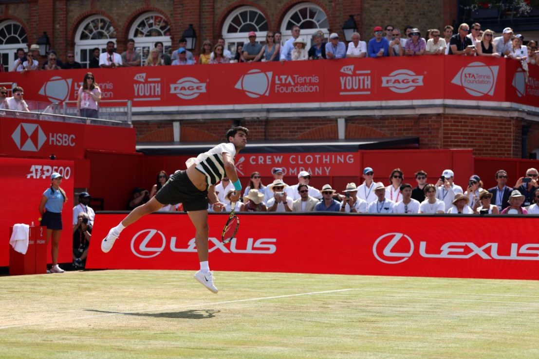 HSBC, Lexus and Infosys are among the LTA's commercial partners for the Queen's Club event