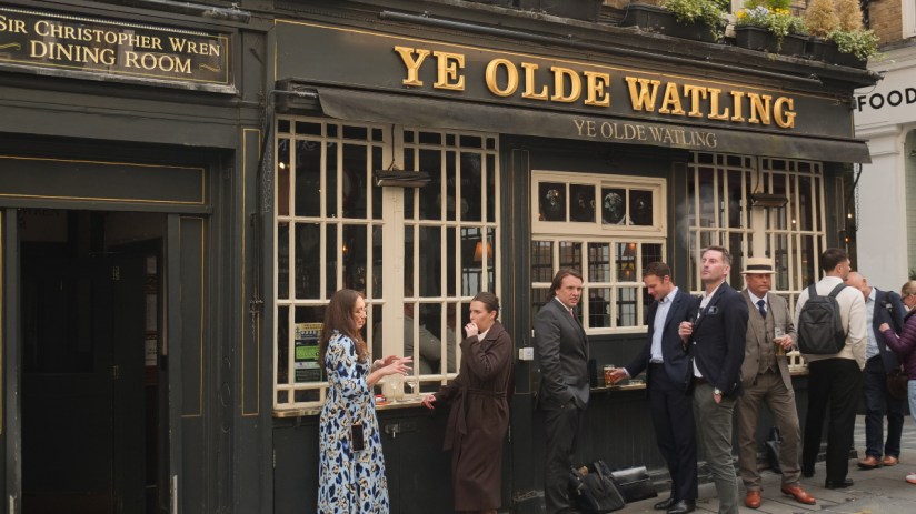 The City of London has some of the best eating and drinking spots in the UK. Ye Olde Watling on Watling St