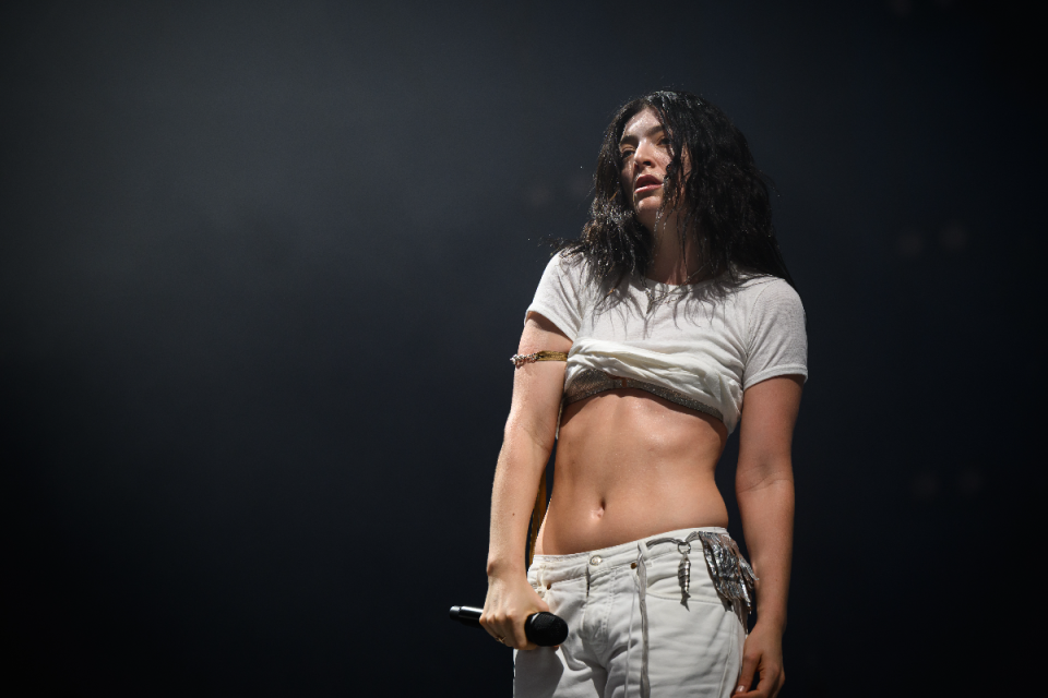 Lorde celebrated the release of her fourth studio album by performing the first of Glastonbury's secret sets