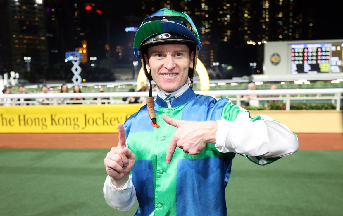 Zac Purton has won seven Champion Jockey titles in Hong Kong.