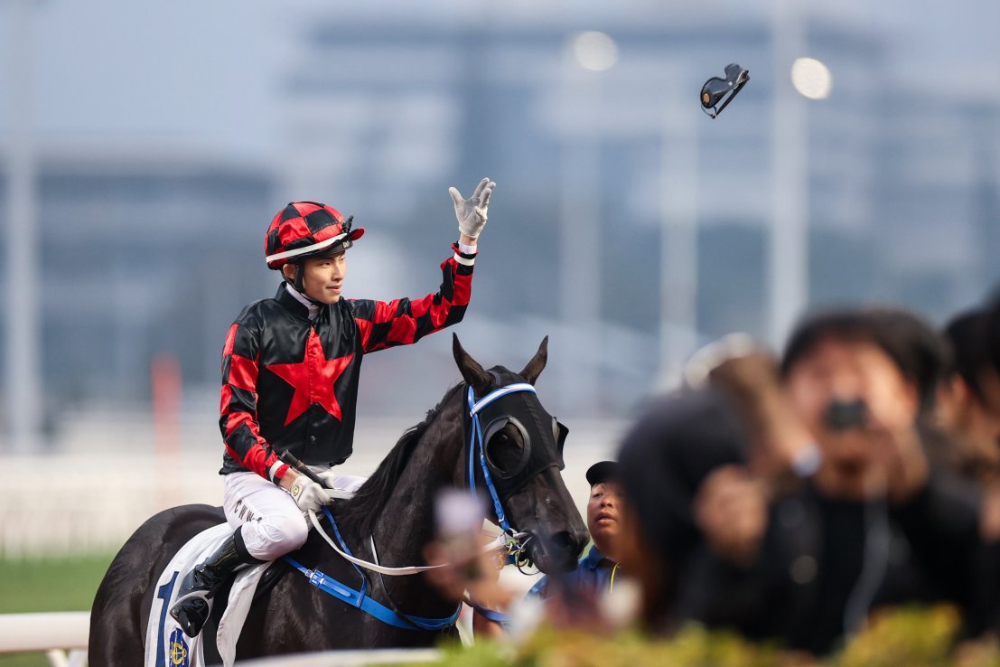 Ellis Wong has ridden 24 winners this season.